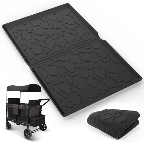 Vodolo Silicone Mat for Wonderfold Wagon W4,Luxe Accessories for Wonderfold Stroller to Protect Wagon from Sand, Dirt, and Water,Easy Clean