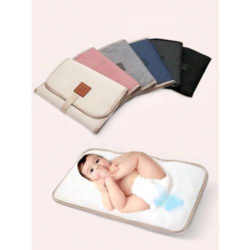 1pc Portable Waterproof Foldable Diaper Changing Pad, Large Size Suitable For 0-12 Months Babies, Multi-Color For Travel & Outdoor Use Baby Shower Family Decorations Gifts | SHEIN USA