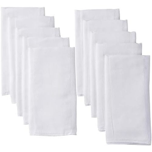 Gerber Unisex Baby Boys Girls Birdseye Prefold Cloth Diapers Multipack White 3-Ply (Pack of 60)