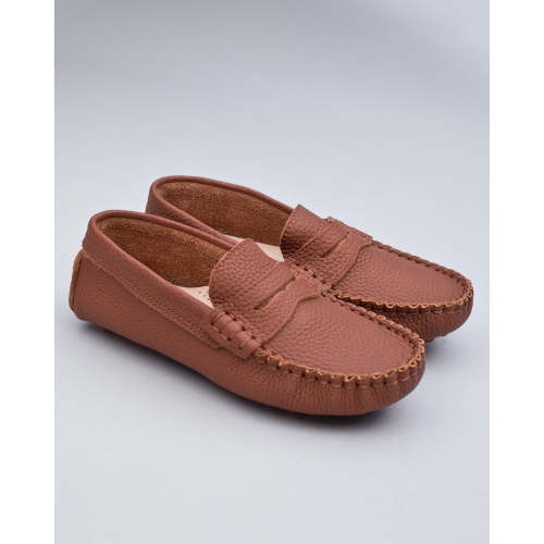 Lawrence Brown Leather Driving Shoe – Fleurisse by Spring Flowers
