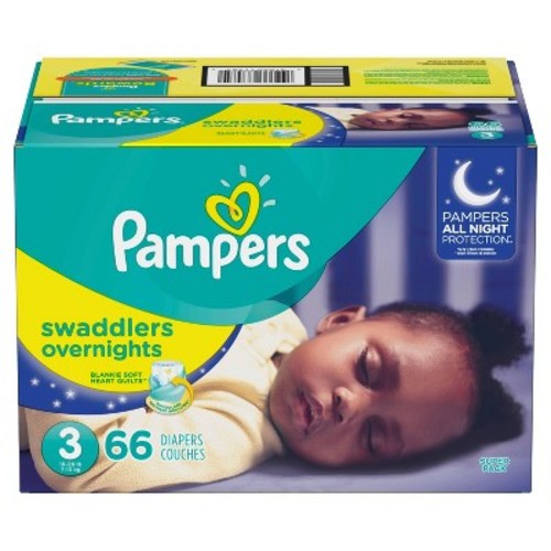 Pampers Swaddlers Overnight Diapers - (Select Size and Count), Size: 3