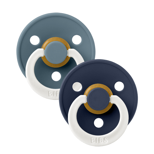 BIBS GLOW Pacifiers - Petrol/Deep Space Duo – Bibsworld store US