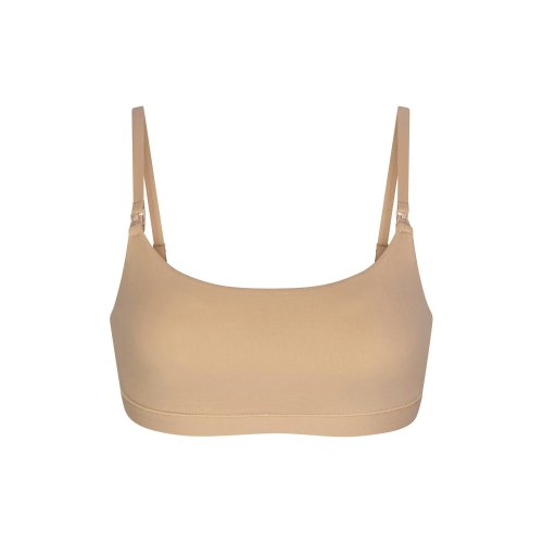 FITS EVERYBODY MATERNITY NURSING SCOOP BRALETTE | CLAY