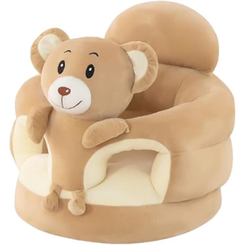 Generic Baby Sit Up Chair Cartoon Animals Plush Sofa Chair Toddler Baby Learn to Sit (7)