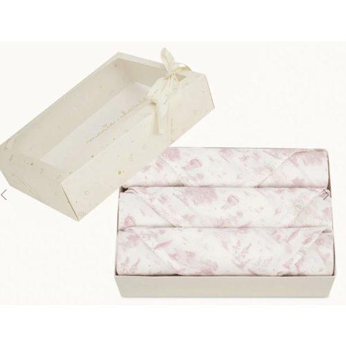 Baker Toile De Jouy Muslin Set - Pink