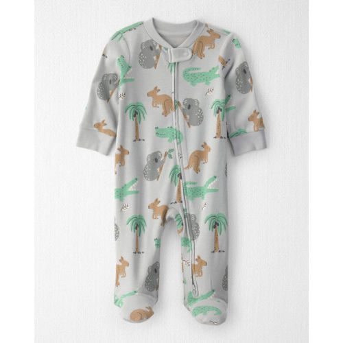Baby Organic Cotton Sleep & Play Pajama in Aussie Friends - Little Planet | Carter's