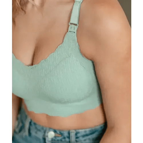 Sea Glass Lace Nursing Bra