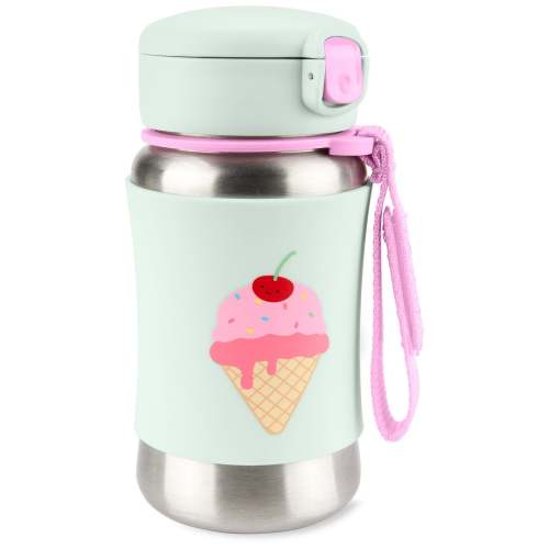 Spark Style Stainless Steel Straw Bottle - Ice cream