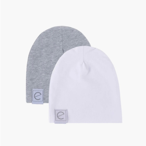 Jersey Cotton Baby Beanie Hat Set 2-Pack