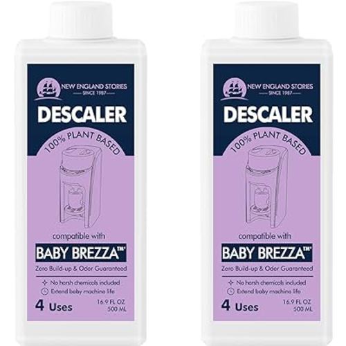 New England Stories Baby Brezza Compatible Descaler 33.8 Fl Oz, Universal Cleaner Solution for Baby Brezza and Other Baby appliances, Remove Build-up Extends Machine’s lifespan