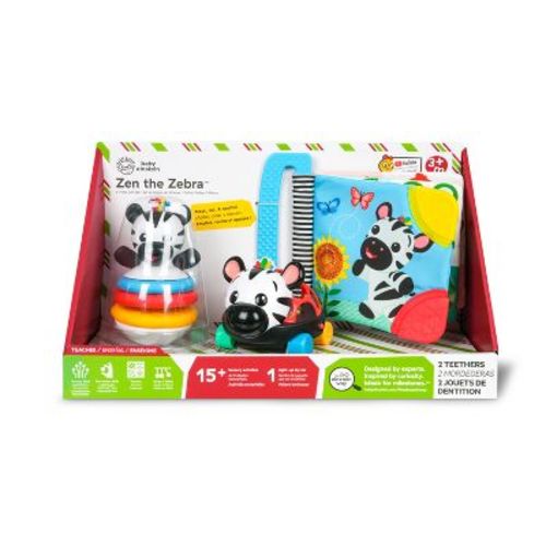 Baby Einstein Zen The Zebra Baby Toy Gift Set - 3pc