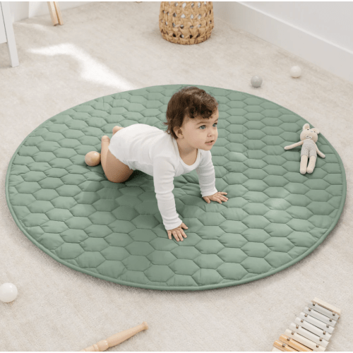 Play Mat with Non-Slip Bottom in Fern – Comfy Cubs