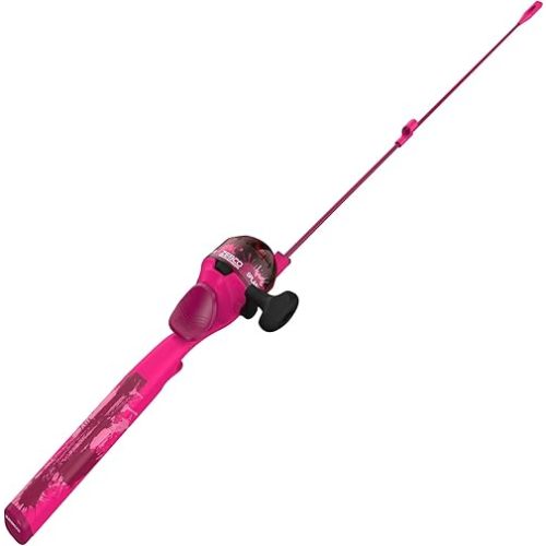 Zebco Youth 29-Inch Floating Spincast Reel and Fishing Rod Combo, Size 20 Reel, Pre-Spooled with 6-Pound Cajun Line