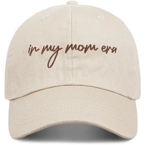 in My Mom Era Hat, Mama Hats for Women, First Time Mom Gift from Daughter Son, Embroidered Womens Baseball Caps