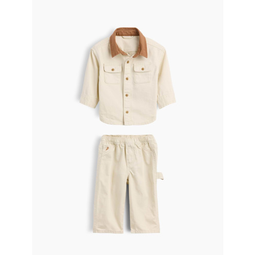Baby Pocket Shirt Outfit Set