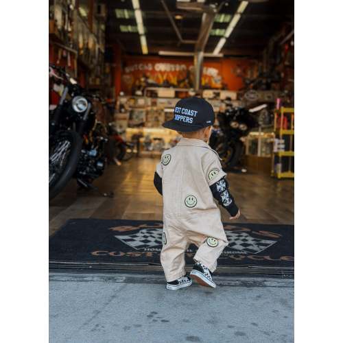 Smile Squad Mechanic Suit - Tan | Little Trouble