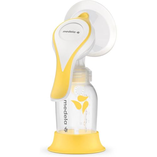 Medela Harmony Manual Breast Pump, Compact Swiss Design with PersonalFit Flex Shields and Medela's 2-Phase Expression Technology