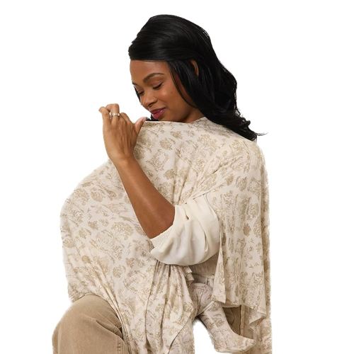 Solly Baby Nursing Cover, Ultra-Breathable, Lightweight Breastfeeding Cover-Up, Buttery-Soft Fabric, Universal Fit, Postpartum Essentials, Newborn Must Haves, Ecru Toile