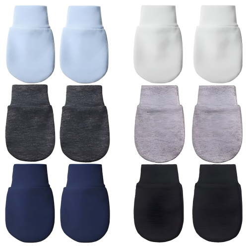 TELOLY Boys/Girls Unisex Cotton for 0-6 Months Newborn Baby Mittens,Baby Mittens Newborn,Mittens for Newborn Baby Boy,Mittens for Newborn Baby Girls