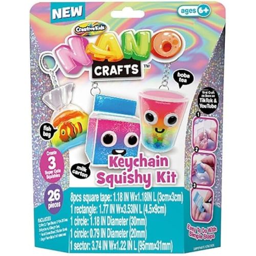 Creative Kids Nano Crafts Nano Tape Tape Keychain Set - Creative Kit