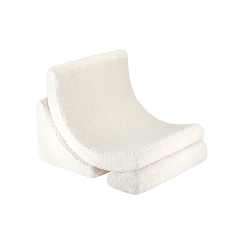 Cream White Moon Chair