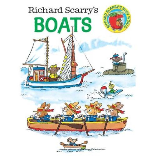 Richard Scarry's Boats - (Board Book)