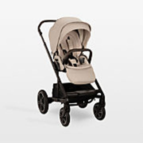 Nuna ® MIXX ™ next Biscotti Brown Compact Foldable Baby Stroller + Reviews | Crate and Barrel