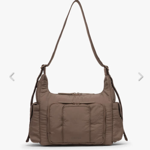 Crossbody Diaper Bag - HAZELNUT