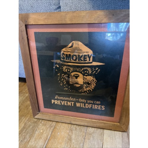 Smokey The Bear Prevent Wildfires Wall Hanger