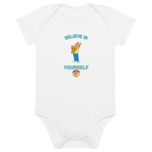Arthur & Pal Believe in Yourself Organic Cotton Baby Bodysuit