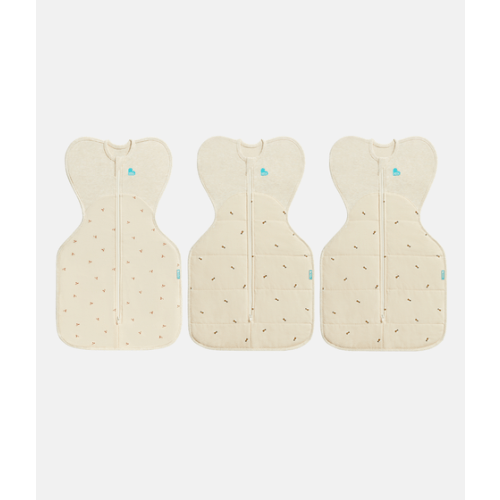Swaddle Up Starter Bundle | 1.5 | 2.5 TOG | Oatmeal Twigs | Oatmeal Bees 2