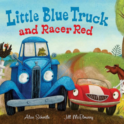 Little Blue Truck and Racer Red: A Fun Picture Book About Race Cars, Friendship, and Trying Your Best for Children (Ages 4-8)