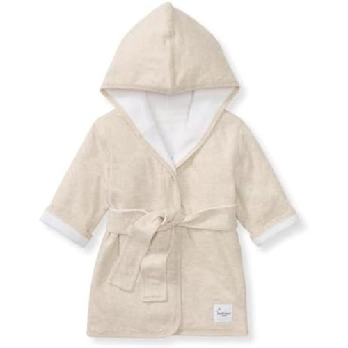 Burt's Bees Baby Organic Terry Hooded Bathrobe, Newborn Bath Essentials