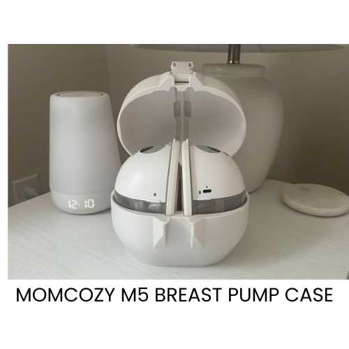 3D Printed Breast Pump Case: MOMCOZY M5, M5 Lite - Hands Free Pump Carrying Case
