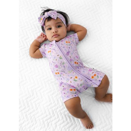 Gigi Floral Shortie Romper – Little Crowns & Capes