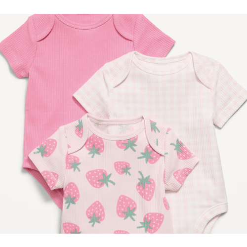 Ribbed Bodysuit 3-Pack for Baby