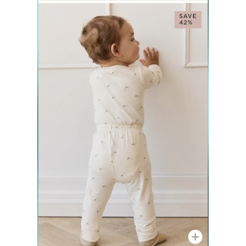 Organic Cotton Fernley Bodysuit - Bumblebees – Jamie Kay USA