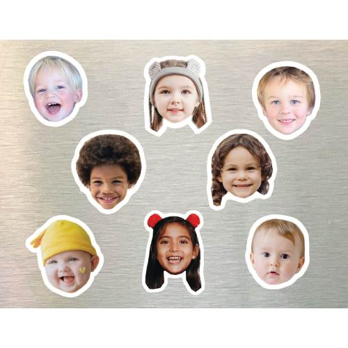 Personalized Face Magnets | Custom Photo Gift