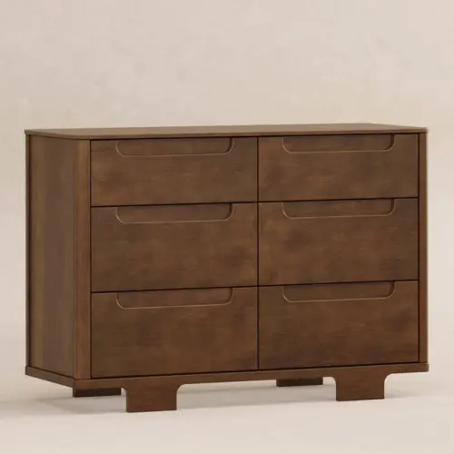Babyletto Yuzu 6-Drawer Dresser - Natural Walnut