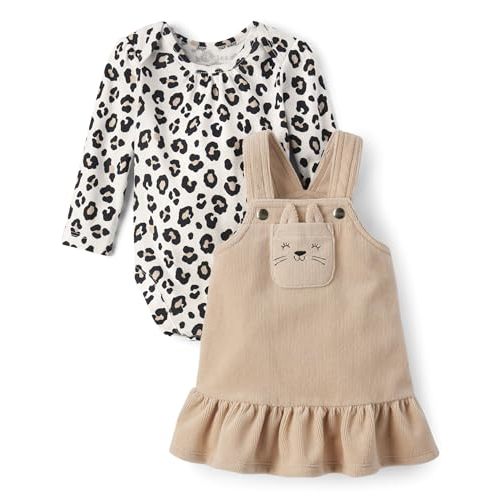 The Children's Place Baby-Girls and Toddler Long Sleeve Top and Dress Set