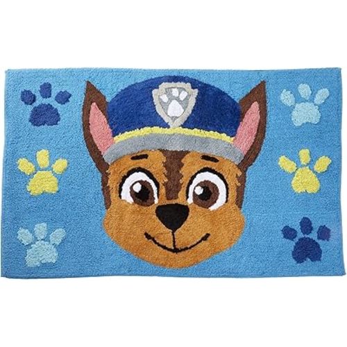 Paw Patrol Chase Kids Accent Rug, 48" x 30", Tufted Cotton