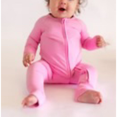 Infant Romper in Pretty Pink – Silks