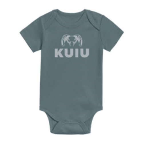 KUIU Stacked Logo Baby One-Piece | Tide