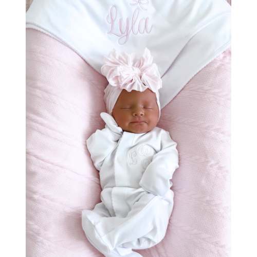 Perfect Pink Ruffle Headband – Ella Marina Baby