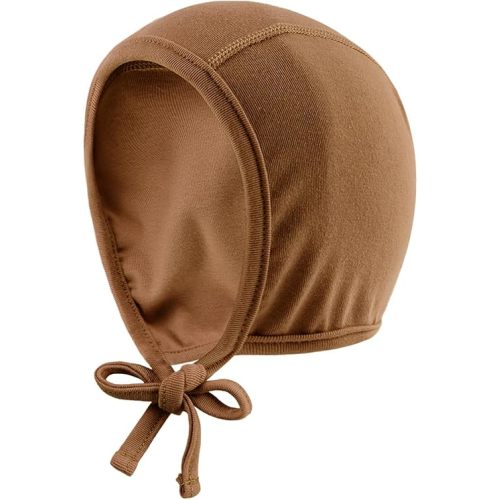 JANGANNSA Newborn Baby Hospital Hat Infant Set Head Cap Lovely Ears Belt Beanie 0-6Months