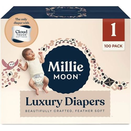 Millie Moon Luxury Diapers - (Size - 2 and Count - 96)