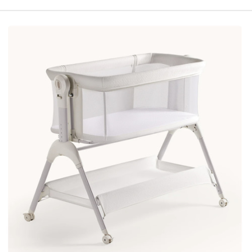 HARPPA Cuddly Sway | 3-in-1 Rocking Baby Bassinet & Bedside Sleeper with Anti-Reflux Mattress for Newborns | Attaches to Bed, Adjustable Height, Tool-Free Setup, Portable Wheels, CPSC Certified, Gentle Rocking Motion | Ideal for Infants, Safe Co-Sleeping
