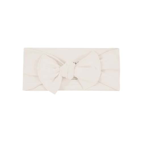 Knotted Bow Headband in Oat