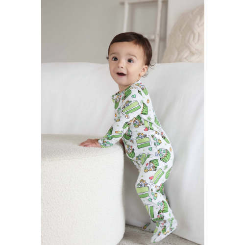 Shamrock Sweets Zipper Footie