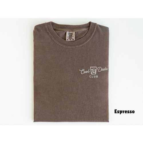 Embroidered Comfort Colors Cool Dads Club Shirt, Old Fashioned Dad Shirt, Pregnancy Announcement New Dad Gift, Fathers Day Gift